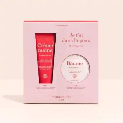 Manucurist Duo Baume & Crème Mains Parfum Rose Nouvelle à Libourne
