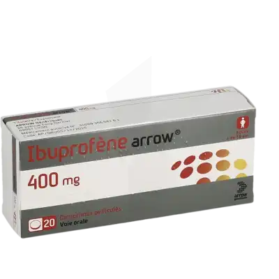 Ibuprofene Arrow 400 Mg, Comprimé Pelliculé à Dreux