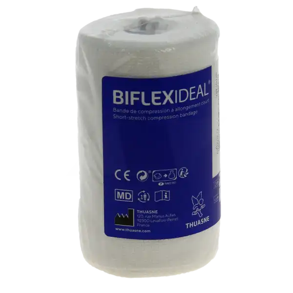 Thuasne Biflexideal Bande Content Blanc 10cmx5m