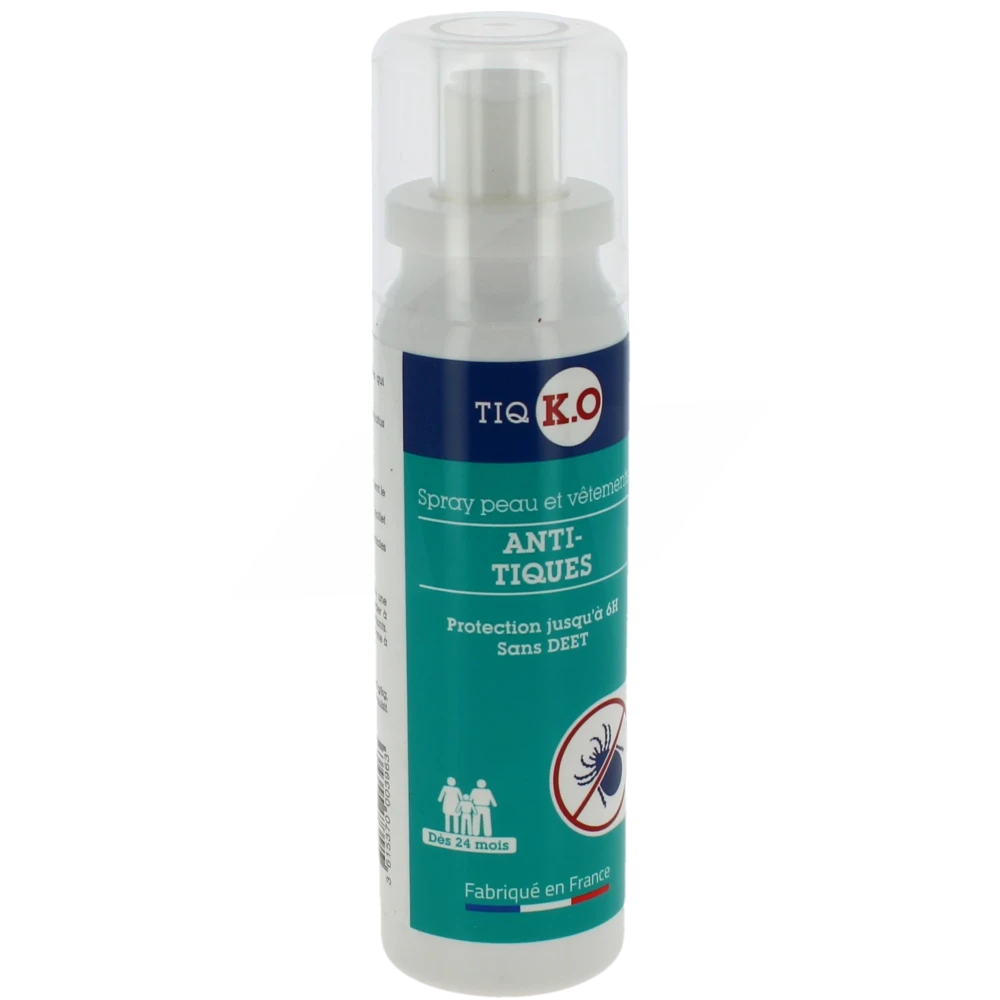 Tiq K.o Lotion Anti-tiques Peau Vapo/100ml