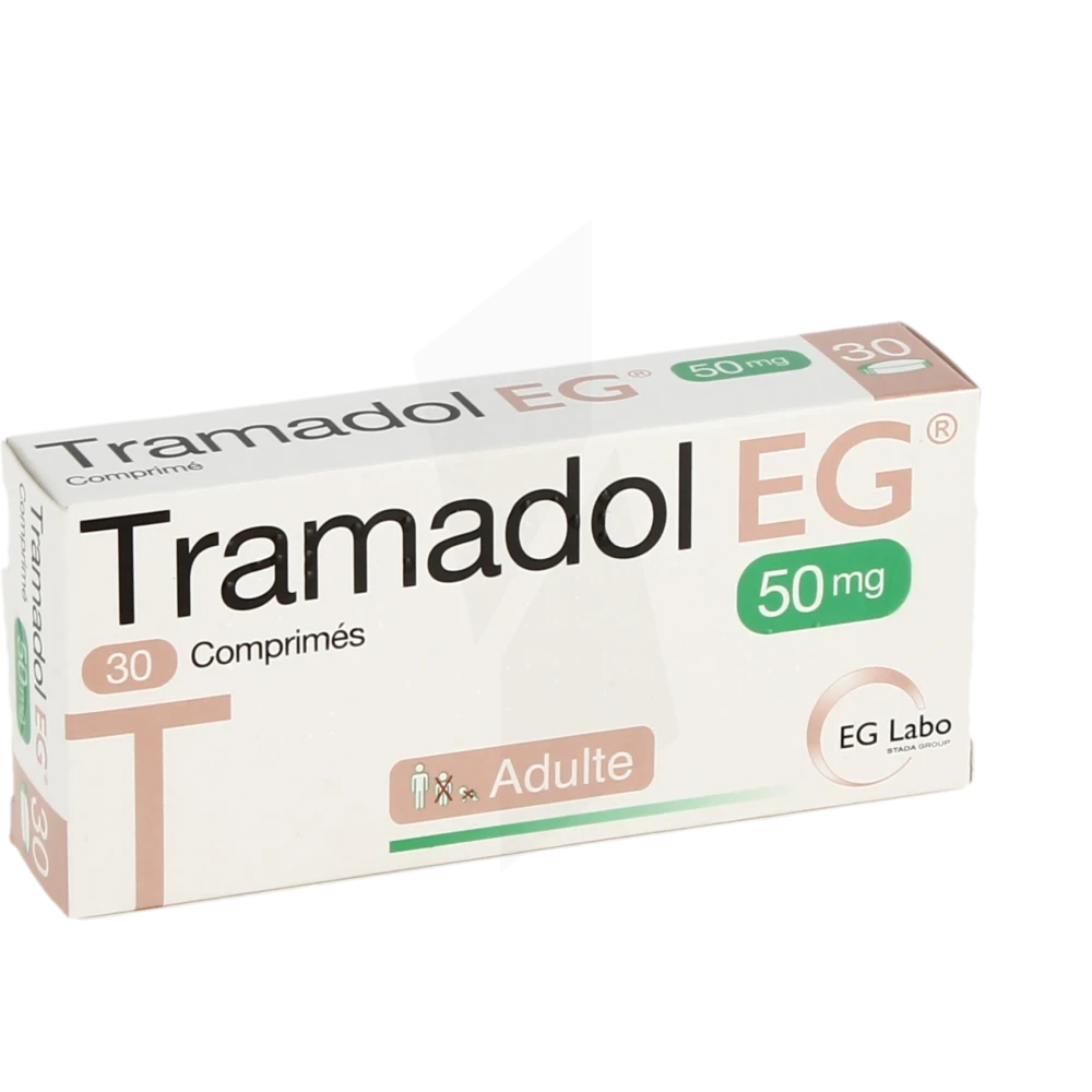 Tramadol Eg 50 Mg, Comprimé