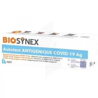 Biosynex Covid-19 Ag Autotest Test Antigénique Nasal B/1 à Paris
