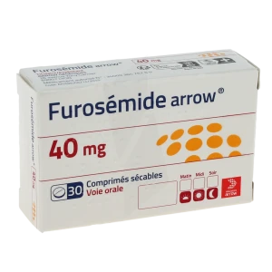 Furosemide Arrow 40 Mg, Comprimé Sécable
