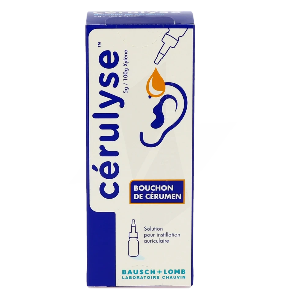 Pharmacie de Caraman - Médicament Cerulyse 5 % Solution Auriculaire Fl/10ml  - Xylène - Caraman
