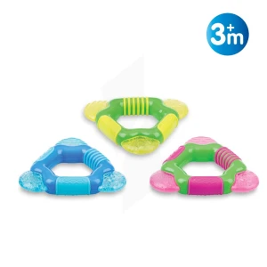 Nuby Ice Gel Anneau De Dentition Triangle +4mois