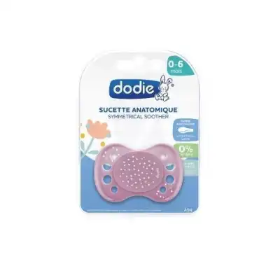 DODIE SUCETTE ANATOMIQUE SILICONE 0-6MOIS FILLE