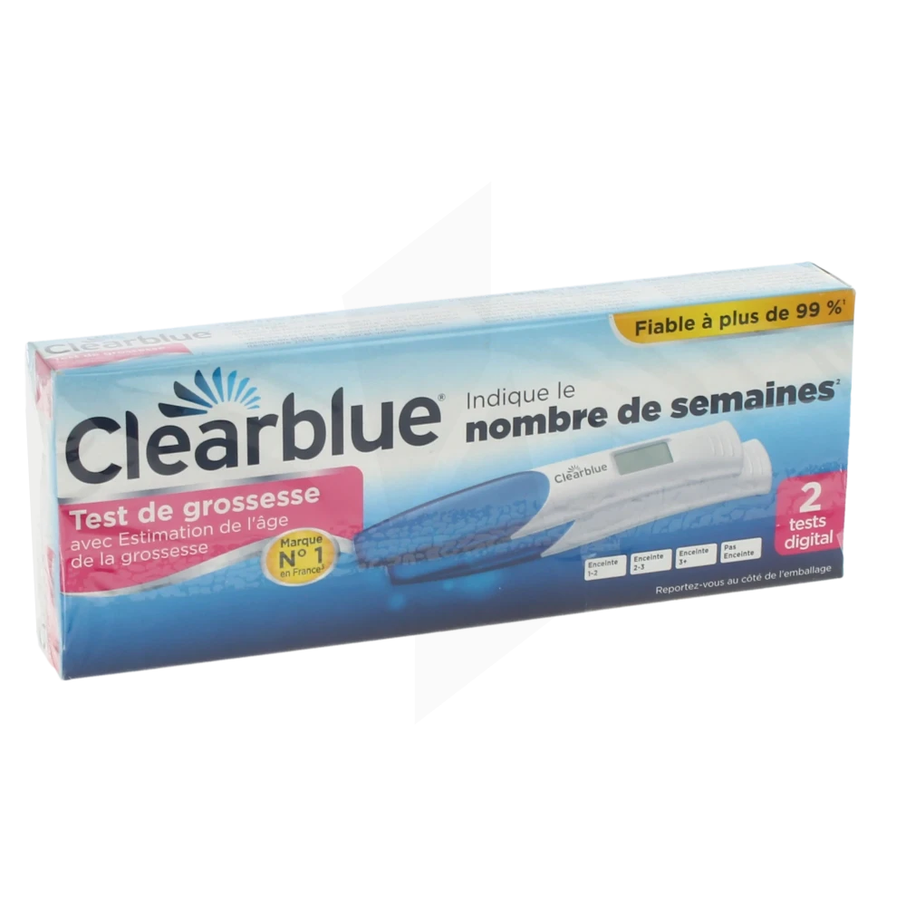 Clearblue Test De Grossesse Digital Eag B/2