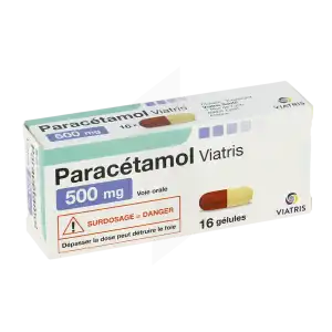 Paracetamol Viatris 500 Mg, Gélule à Salins-les-Bains