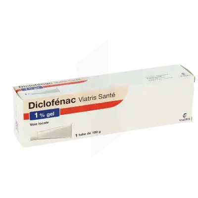 DICLOFENAC VIATRIS SANTE 1 %, gel