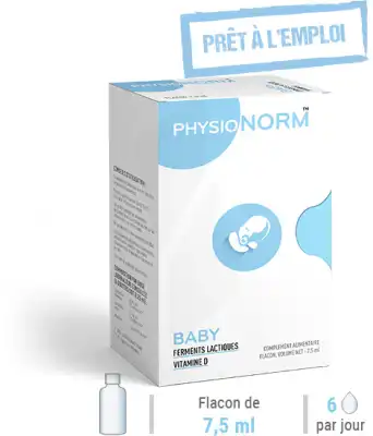 Immubio Physionorm Baby Solution Buvable Fl/7,5ml à VILLENAVE D'ORNON