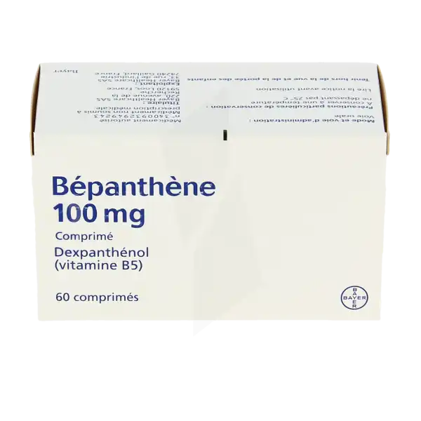 Bepanthene 100 Mg, Comprimé