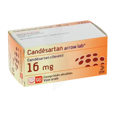 Candesartan Arrow Lab 16 Mg, Comprimé Sécable à Saint Leu La Forêt