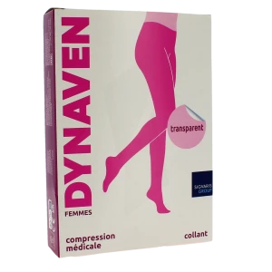 Sigvaris Dynaven Transparent Collant Confort Classe 2 Beige Clair Long M