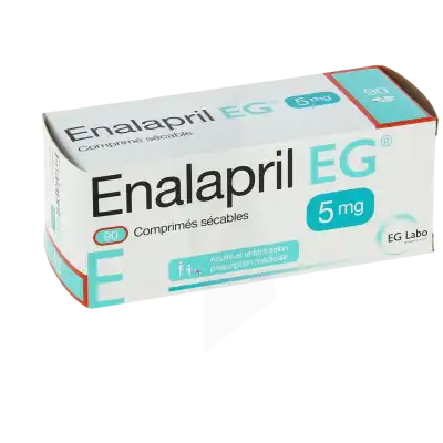 Enalapril Eg 5 Mg, Comprimé Sécable à COLLONGES-SOUS-SALEVE