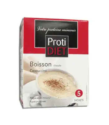 Protidiet - Boisson Chaude Cappuccino B/5 à CANALS