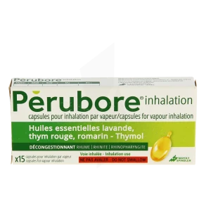 Perubore Caps Inhalation Par Vapeur Inhalation Plq/15