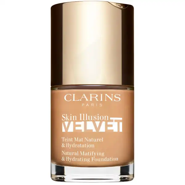 Clarins Skin Illusion Velvet Fond De Teint Mat Naturel & Hydratation 108.5w Cashew 30ml