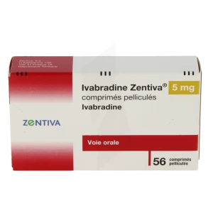 Ivabradine Zentiva 5 Mg, Comprimé Pelliculé