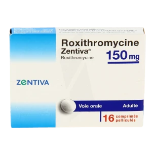 Roxithromycine Zentiva 150 Mg, Comprimé Pelliculé