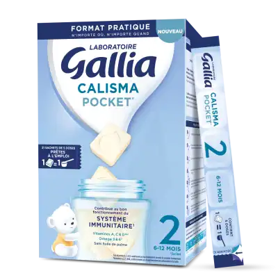 Gallia Calisma Pocket 2 Lait En Poudre 21sachets/24g à Mérignac