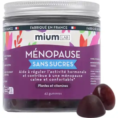 Mium Lab Ménopause Gummies Sans Sucre Pot/42 à Angers