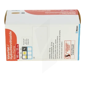 Valsartan/hydrochlorothiazide Viatris 160 Mg/25 Mg, Comprimé Pelliculé