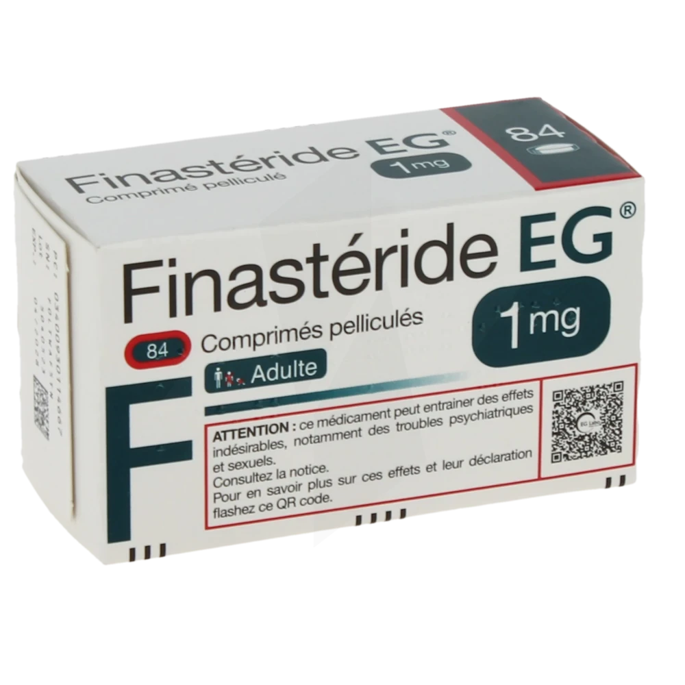 Finasteride Eg 1 Mg, Comprimé Pelliculé