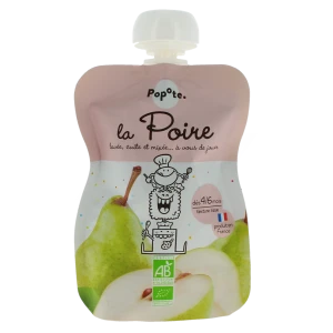 Popote Poire Bio Gourde De 120 G