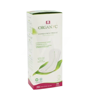 Organyc Protège-slip Coton Bio Extra Long B/20