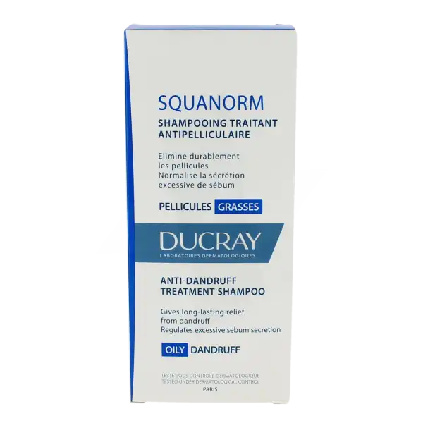 Ducray Squanorm Shampooing Pellicule Grasse 200ml