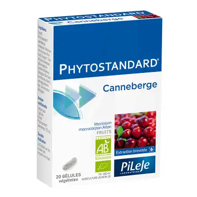 Pileje Phytostandard - Canneberge 20 Gélules Végétales à Nice