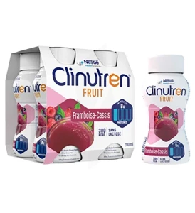 Clinutren Fruit Nutriment Framboise Cassis 24 Bouteilles/200ml