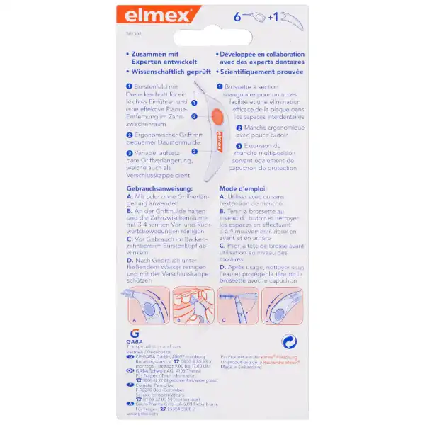 Elmex Brossette Inter-dentaire 4mm B/6