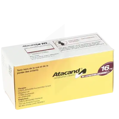 Atacand 16 Mg, Comprimé Sécable à CANALS