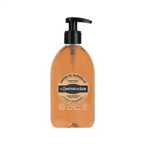 Le Comptoir Du Bain Savon Liquide De Marseille Surgras Fleur D'oranger Fl Pompe/500ml