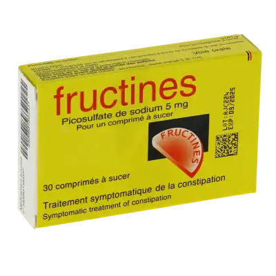 Fructines Au Picosulfate De Sodium 5 Mg, Comprimé à Sucer à Paris