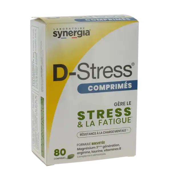 Synergia D-stress Stress & Fatigue Comprimés B/80