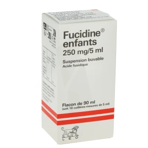 Fucidine Enfants 250 Mg/5 Ml, Suspension Buvable En Flacon