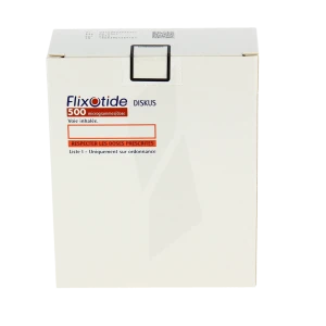 Flixotide Diskus 500 Microgrammes/dose, Poudre Pour Inhalation En Récipient Unidose
