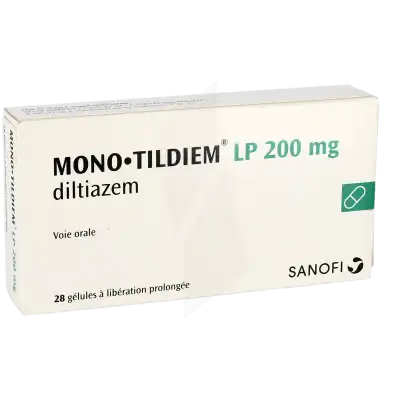 Mono Tildiem Lp 200 Mg, Gélule à Libération Prolongée à CHAMPAGNOLE
