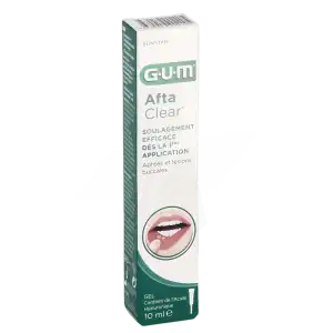Gum Aftaclear Gel Aphtes Lésions Buccales 10ml à CERNAY
