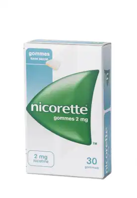 Nicorette 2 Mg Sans Sucre, Gomme à Mâcher Médicamenteuse édulcorée Au Sorbitol à Saint-Médard-en-Jalles