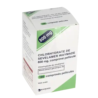 Chlorhydrate De Sevelamer Waymade 800 Mg, Comprimé Pelliculé à CUISERY
