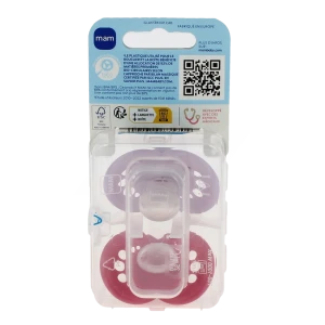 Mam Original Sucette Silicone 6mois+ Tendance B/2