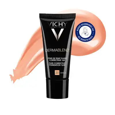 Vichy Dermablend Fond De Teint Fluide Correcteur Teinte N°20 Vanilla Tube/30ml à VILLENEUVE-LOUBET