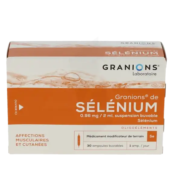 Granions De Selenium 0,96 Mg/2 Ml, Suspension Buvable