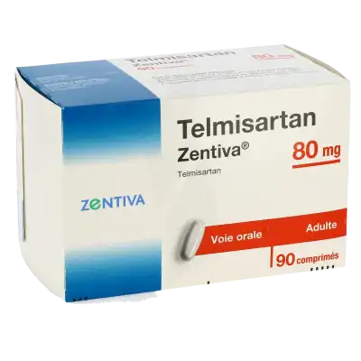 TELMISARTAN ZENTIVA 80 mg, comprimé