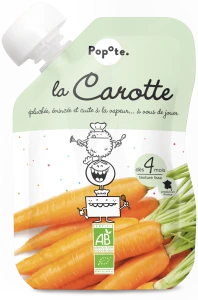 Popote Carotte Bio Gourde/120g
