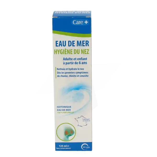 Care+ Eau De Mer Hygiène Du Nez Spray/125ml