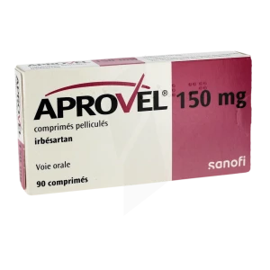 Aprovel 150 Mg, Comprimé Pelliculé